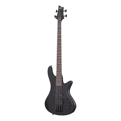 Bajo Eléctrico Activo 4 Cuerdas Schecter Stiletto Stealth-4 Negro Diestro