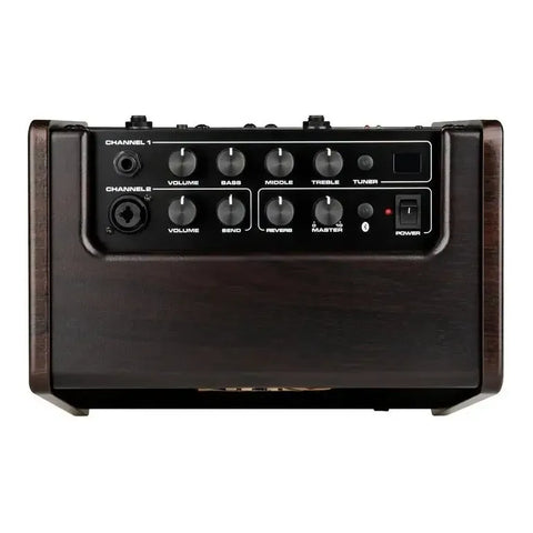 Amplificador Acustica Nux Ac-25 25w Bluetooth A Bateria Marrón Oscuro