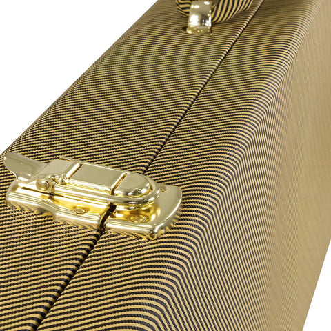 Guitarra Eléctrica Con Case Serie Unique Leggend-am Babilon Color Amarillo