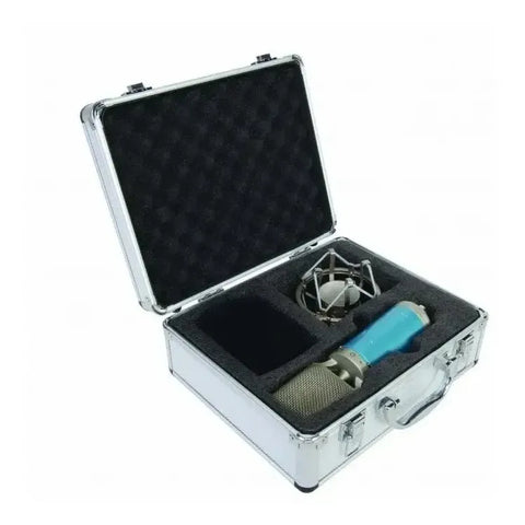 Microfono Vocal Condensador Unidireccional Eikon C14 Azul/gris