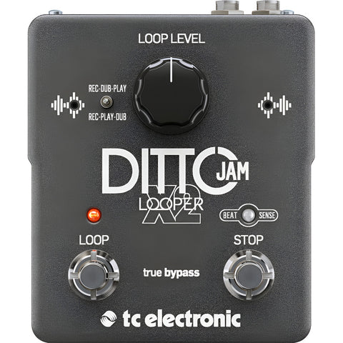 Pedal Para Guitarra Loop Tc Electronic Ditto Jam X2 Looper Negro