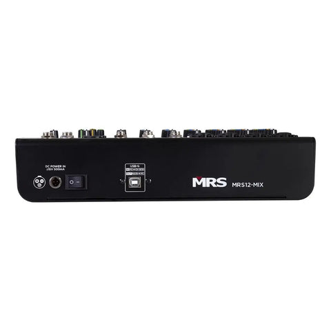 Mezcladora 12 Canales Con Dsp Y Bluetooth Mrs Mrs12-mix