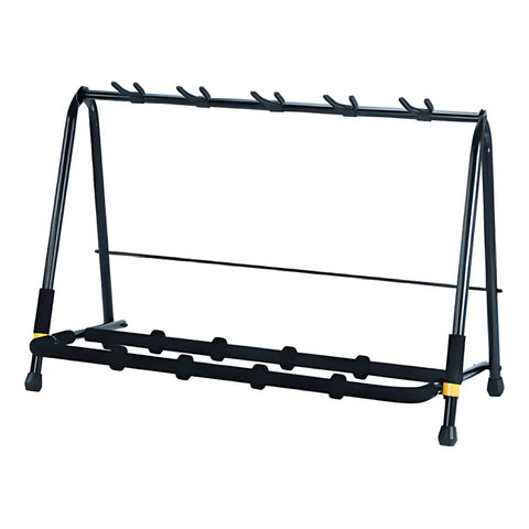 Hercules Gs525b Atril Soporte Stand Para 5 Guitarras / Bajos Color Negro