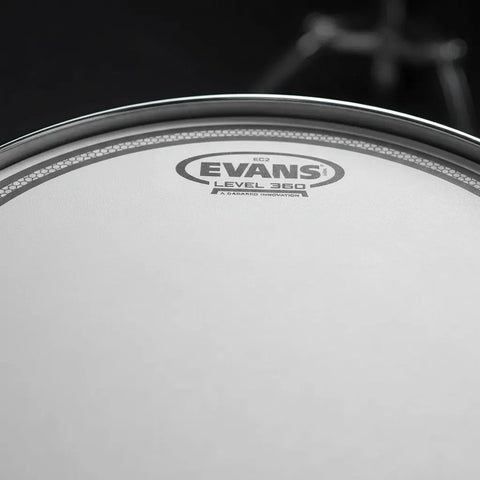Parche De Batería B13ec2s De 13  Ec2 Con Revestimiento Evans Blanco