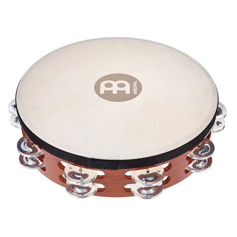 Pandero Parche De Piel Crotalos De Aluminio Meinl Tah2a-ab Café
