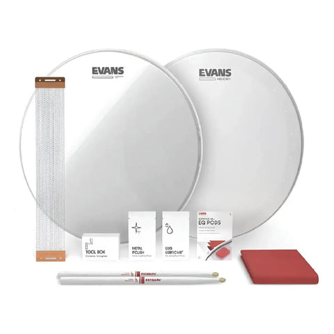Kit Evans Estuk-14hdd-1 Mejora Tarola Tune-up Kit Hd Dry 14  Blanco