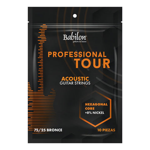 Cuerdas Babilon 3a 0.023 Metal Para Guitarra Acústica Pack 10 Unidades
