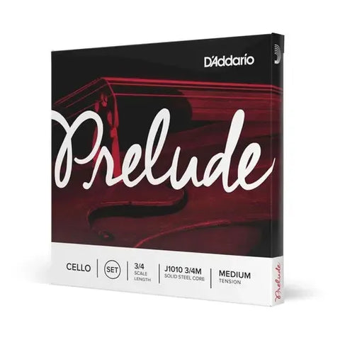 Cuerdas Para Violonchelo 3/4 D'addario Prelude Acero J1010 4 Unidades