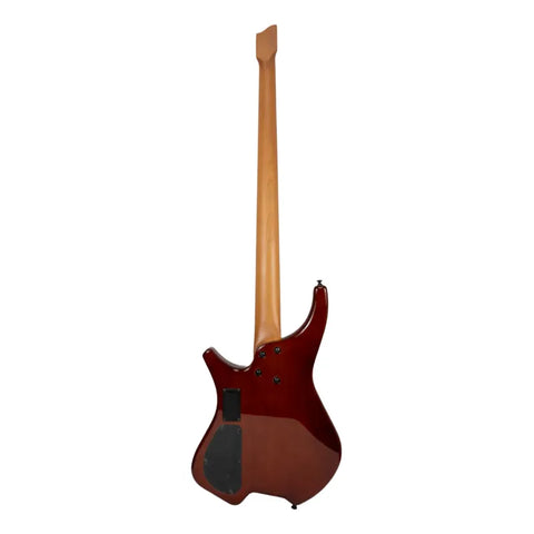 Bajo Mars Eléctrico Headless 4 Ms 4 Cuerdas Brown Burst Diestro Brown Burst