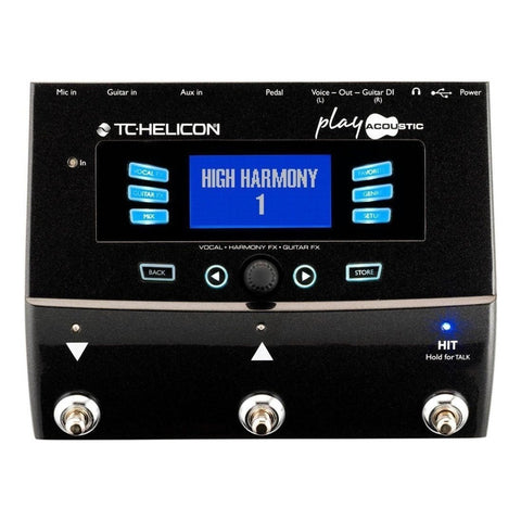 Pedal De Efecto Tc Helicon Play Acoustic Negro