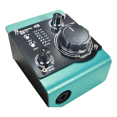 Interfaz De Audio Montarbo Dsi-12 Usb Para 1 Canal 24 Bit 192 Khz Cian