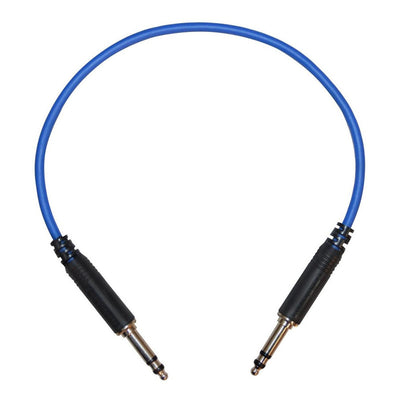 Cable Para Parcheo Color Azul Trs 1/4 10cm Switchcraft Lf1bl