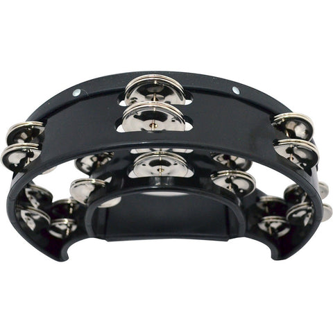 Pandero De Mano Forma De Media Luna Negro New Beat 818n/p Negro