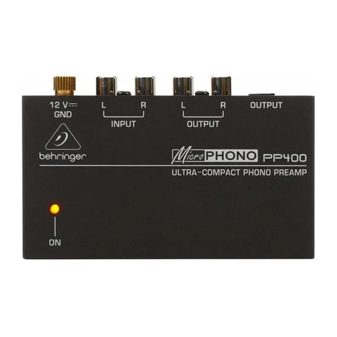 Behringer Pp400 Preamplificador Phono Ultra Compacto