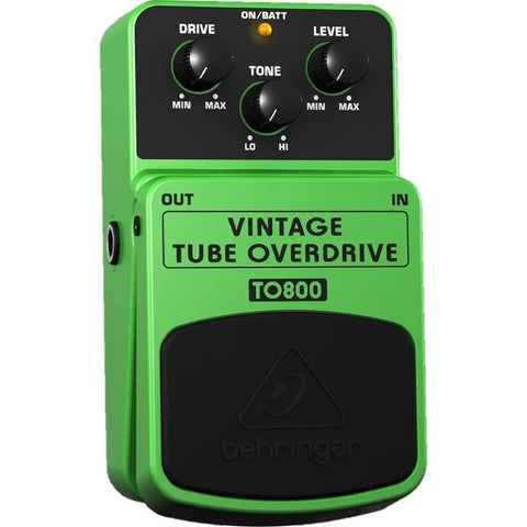 Pedal Overdrive Behringer Vintage Tube To-800 Verde