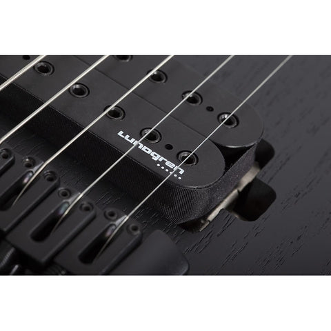Guitarra Schecter Electrica Km-6 Mk-iii Satin Black Open Por Diestro Negro Ébano