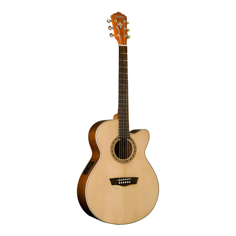 Washburn G7sce Guitarra Electroacústica Tapa Abeto Natural