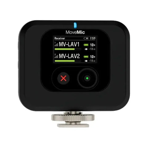 Receptor Portátil P/cámaras/dispositivos Móviles Shure Mv-r Color Negro