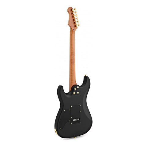 Guitarra Eléctrica Negro Satinado Jet Guitars Js700 Diestro Matt Black Maple