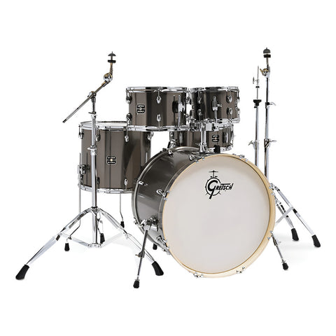 Batería Gretsch 20 Energy 5 Pzas Con Hardware Ge4605 Gris Gris