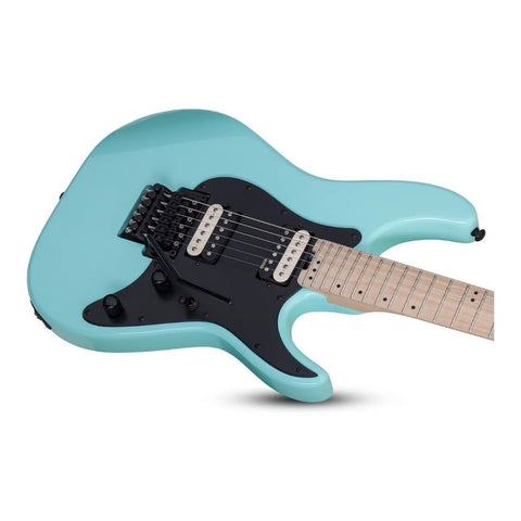 Guitarra Eléctrica Schecter Sun Valley Super Shredder Fr Caoba Seafoam Green Diestro Arce