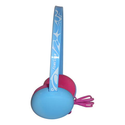 Diadema Audífonos Ajustable Fonestar Fa-598az Azul Cable 1.2m