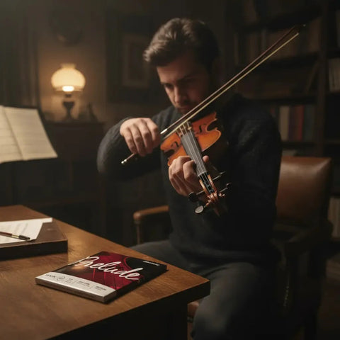 Juego Cuerdas Para Violín 4/4 Tensión M D'addario J-810 4/4m
