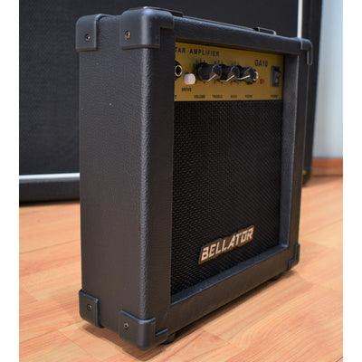 Paquete De Guitarra Electrica  Bellator Egp10wlp-bk