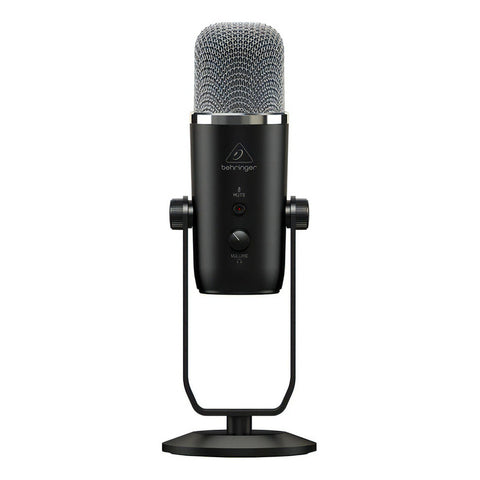 Microfono Behringer Bigfoot Usb Podcast Streaming Salida Aur Color Negro