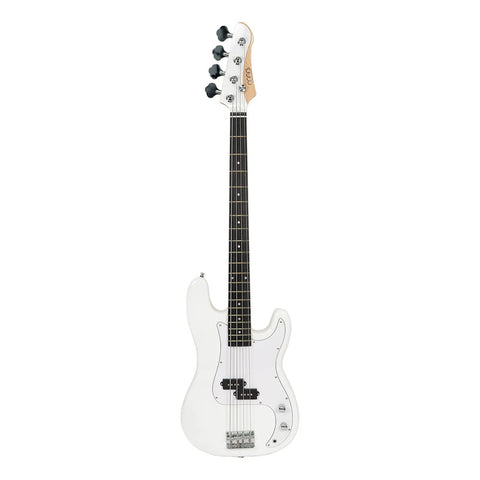 Bajo Mars Eléctrico Cuerdas Mod. Pb-4 Activo Solid Blanco Diestro Blanco
