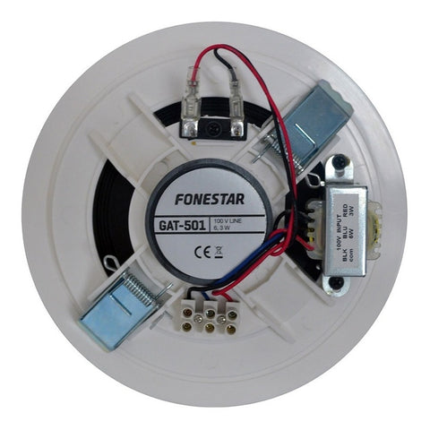 Bocina De Instalación C/woofer De 5 In 6w, Fonestar Gat-501 Blanco