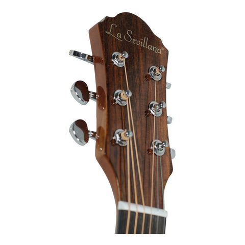 Guitarra Electroacústica Folk La Sevillana Fo-300ceq Nat
