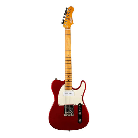 Guitarra Tipo Telecaster Jet Guitars Jet Jt-300 Car P90 Diestro Rojo Maple
