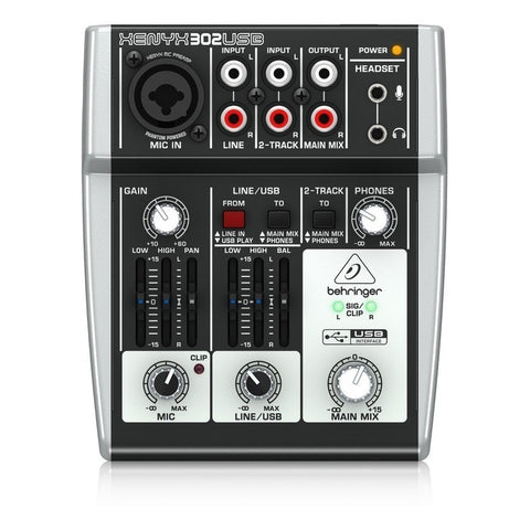 Mezcladora Con Interface Usb, Behringer Xenyx 302usb