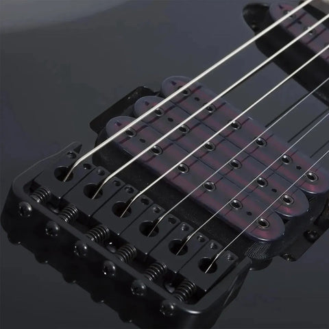 Guitarra Eléctrica Schecter Sunset-6 Triad 6 Cuerdas Nyatoh Negra Diestro Negro