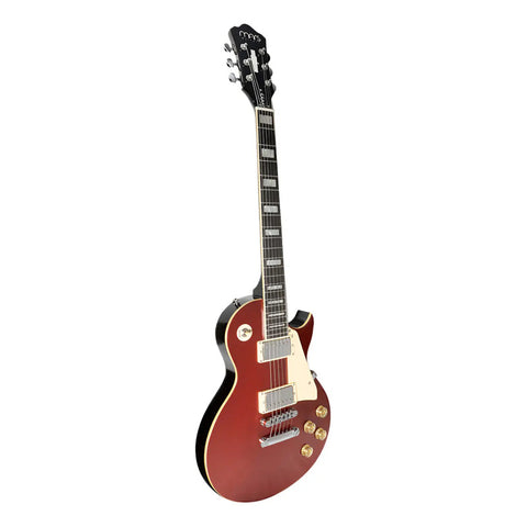 Guitarra Eléctrica 6 Cuerdas Mars Les Paul Classic Red Color Rojo Material Del Diapasón Palo De Rosa Orientación De La Mano Diestro