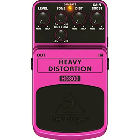 Behringer Hd300 Heavy Metal Distortion Effects Pedal Rosa