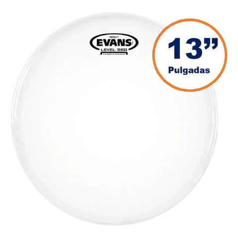 Evans B13res7 Parche Resonante P/ Tom 13 Pulgadas Rugoso Blanco