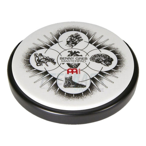 Practicador 12 PuLG Benny Greb Signature, Meinl Mpp-12-bg Blanco