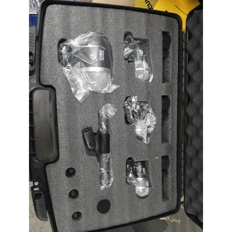 Eikon Dmh5xl Paquete 5 Micrófonos Para Batería Con Estuche Color Negro