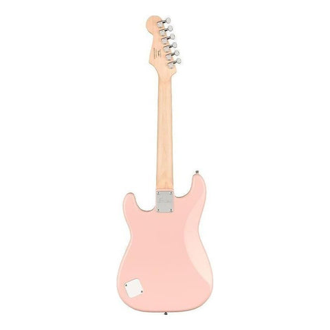 Guitarra Eléctrica Infantil Squier By Fender Mini Stratocaster De Álamo Shell Pink Brillante Diapasón De Laurel Indio