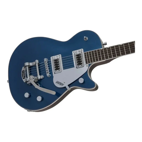 Guitarra Electromatic Jet Ft Single Cut Gretsch G5230t Diestro Aleutian Blue Nogal Negro