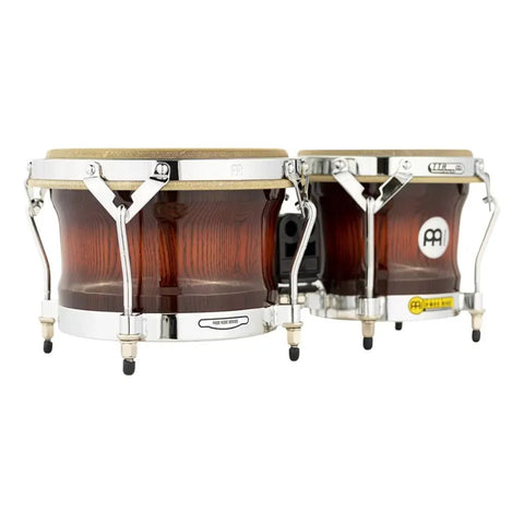 Bongo Meinl Woodcraft Wb500 7 Y 9 Pulgadas Madera Chocolate Parches Cuero
