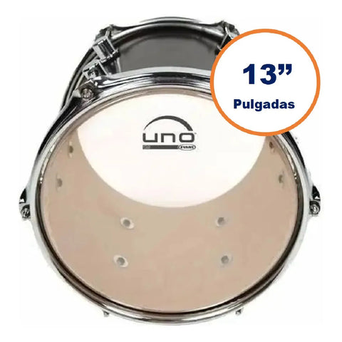 Uno By Evans Utt13g2 Parche De 13 Pulgadas Color Transparente