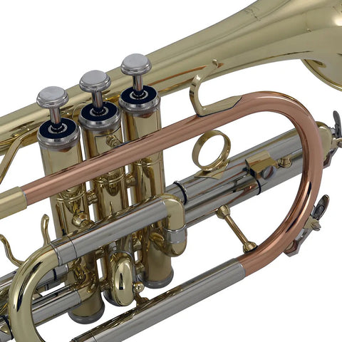 Corneta Wesner Bb 4 Válvulas Acero Inoxidable Modelo Pco2000-l