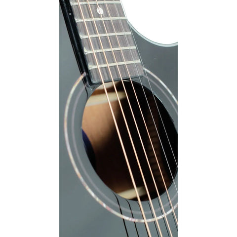 Guitarra Electroacústica  La Sevillana Ga-320ceq Blk Negro Diestro