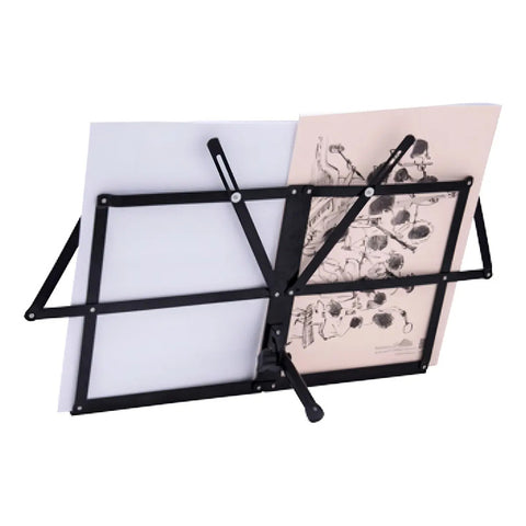 Atril Plegable De Mesa Escritorio Compacto Hércules Bs010bb Color Negro