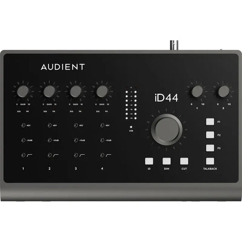 Interfaz De Audio Usb-c 20 In 24 Out Audient Id44 Mkii Negro