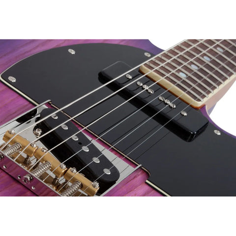 Guitarra Electrica Solida Schecter Pt Special Diestro Purple Burst Pearl