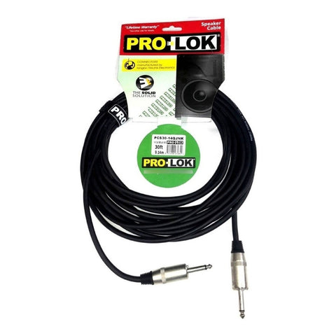 Cable De Bocina 9.14m Plug Jumbo 1/4 Prolok Pcs30-14qjnk